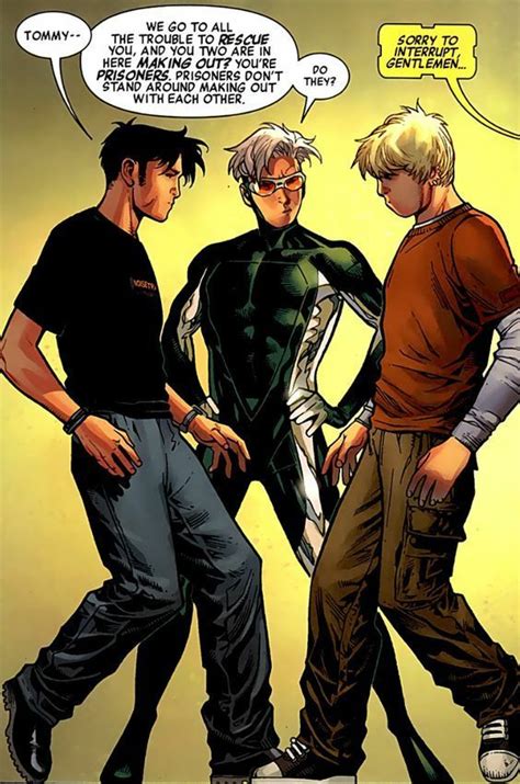Young avengers members wiccan and hulkling